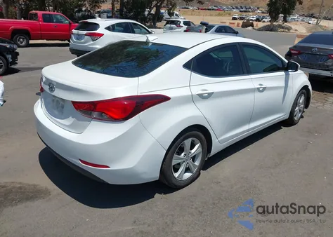 2016 Hyundai Elantra Value Edition from USA, damaged, VIN 5NPDH4AE8GH767121